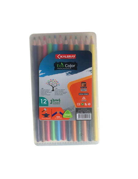 Set de 12 Crayons de Couleur - KALKBRAY