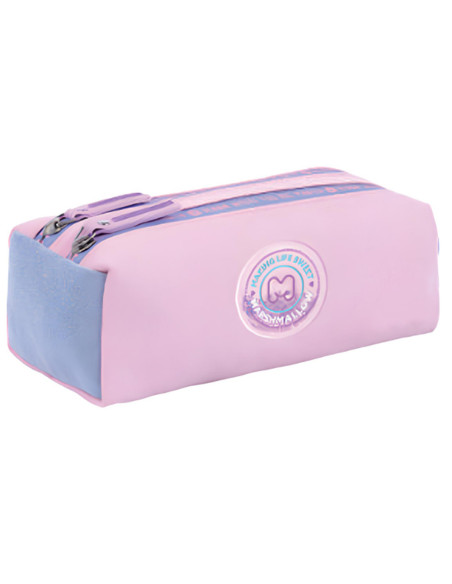 Trousse 2 compartiments, Sugar Crush Purple - Marshmallow