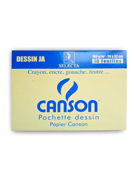 Pochette de 10 Feuilles de Dessin - Selecta