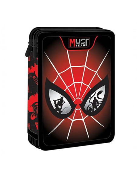 Trousse Plat Must Team 2 Compartiments, Disney Spiderman