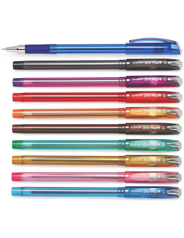 Set de 10 Stylos Radius One Plus