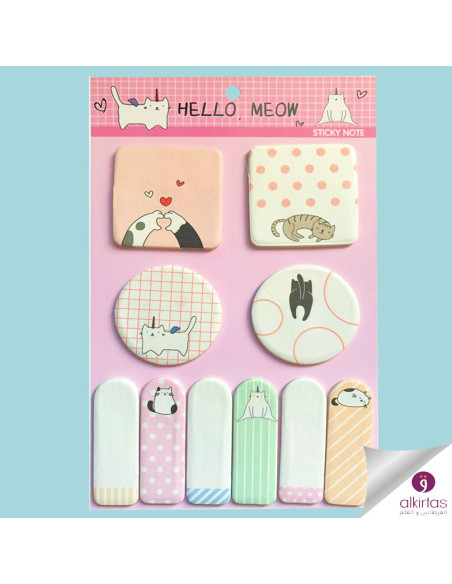 Sticky Notes Chat Fantaisie - BMK