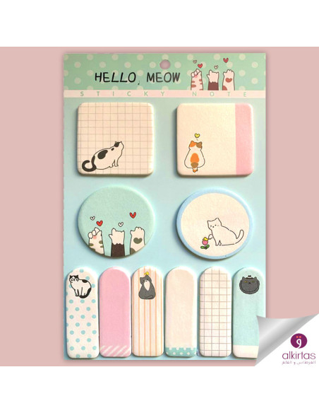Sticky Notes Chat Fantaisie - BMK