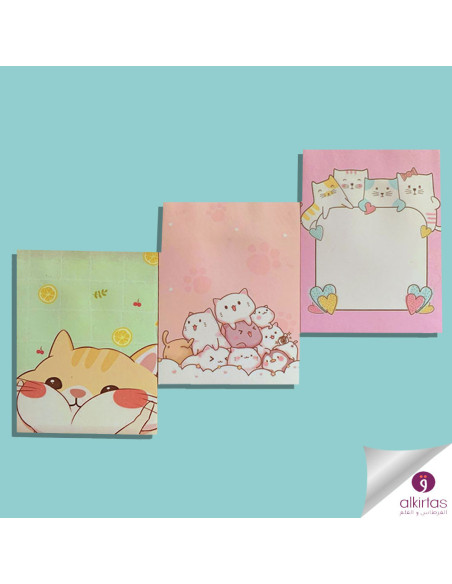 Sticky Notes Chat Fantaisie - BMK