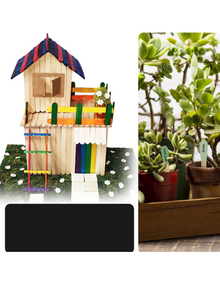 22 Bâtonnets en Bois Naturel Perforés