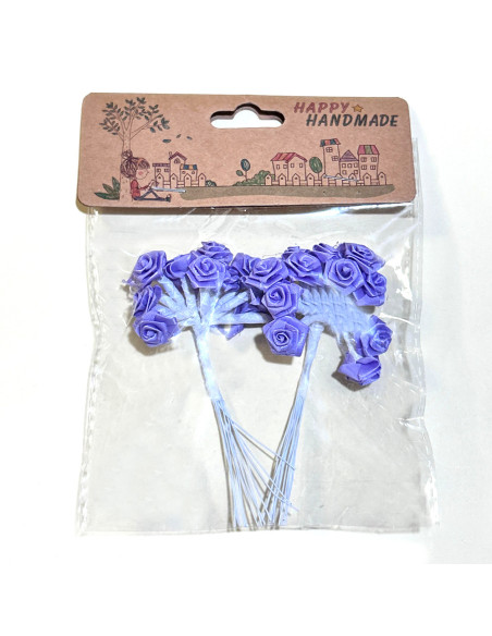 Set de 2 Bouquets de Mini Fleurs Artificielles