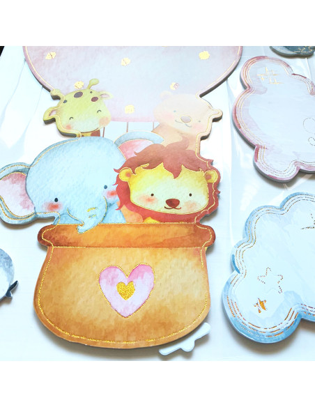Stickers Muraux Montgolfière Animaux