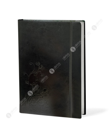 Notebook Floral Gaufré Couverture Simili