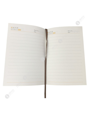 Notebook Couverture Texturée Rayée