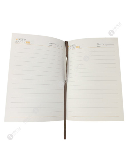 Notebook Couverture Texturée Rayée