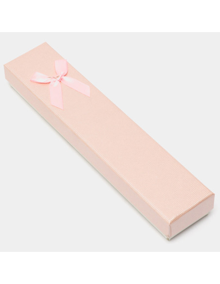Boîte Cadeau Bijoux Rectangulaire avec Ruban Satin