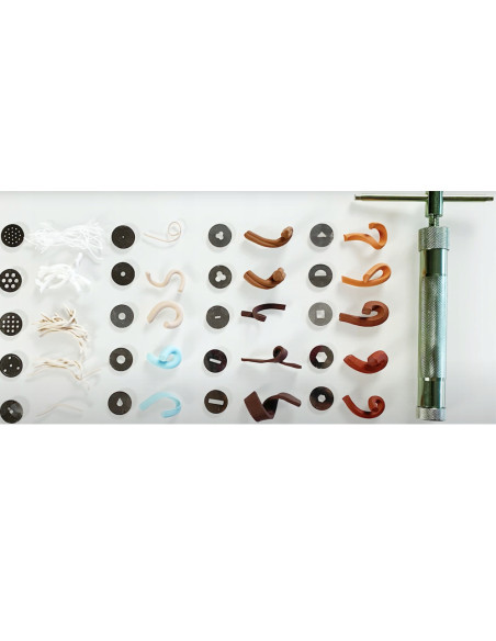 Extrudeuse Métal 19 Disques Interchangeables pour Pâte Polymère - DAS Smart