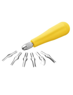 Kit Lino Cutter 6 Lames - Gouges pour Linogravure, Tampons et Sculpture 2