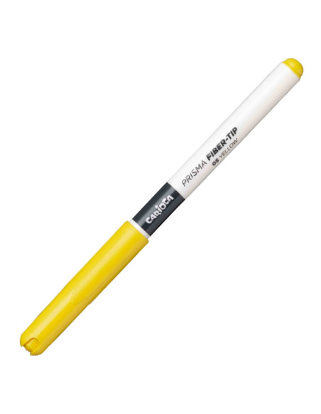 Feutre Prisma Pointe Fibre,  Jaune 05 - Carioca