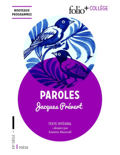Paroles (Folio+Collège) - Jacques Prévert