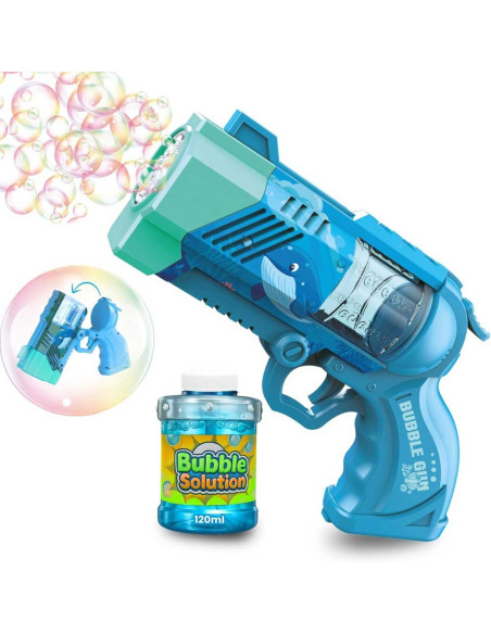 Pistolet à Bulles de Savon Automatique, Bubble Gun