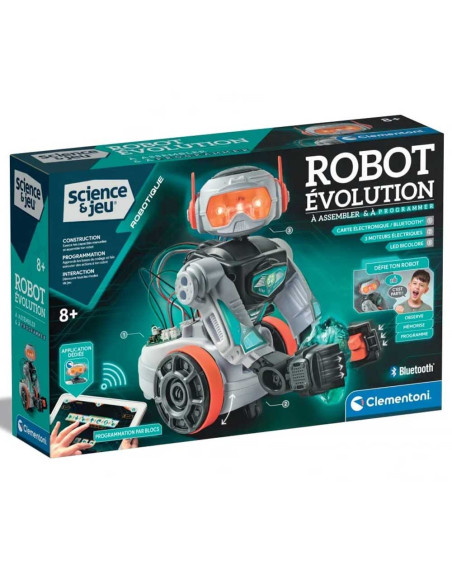 Robot Evolution à Assembler & Programmer, Intelligent Bluetooth - Clementoni