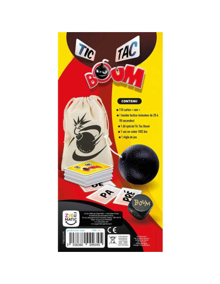 Jeu de Mots Explosif Version Classique - Tic Tac Boom