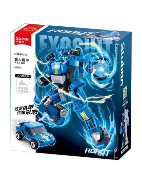 Robot Transformable Voiture M38-B1317 - Sluban