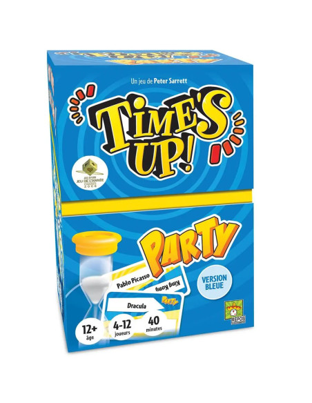 Jeu d'ambiance Time's up Party, Version Bleue - Asmodee
