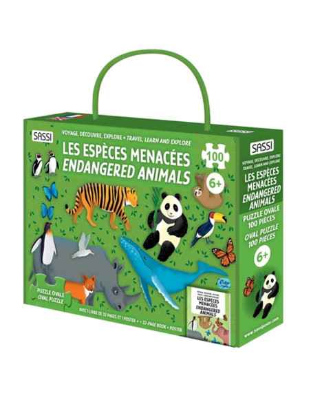 Voyage Découvre Explore - Les Espèces Menacées - Mini - Sassi