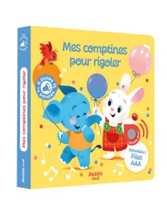 Livre Sonores Mes Comptines pour Rigoler - Auzou
