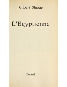 L'Egyptienne - Gilbert Sinoue 2