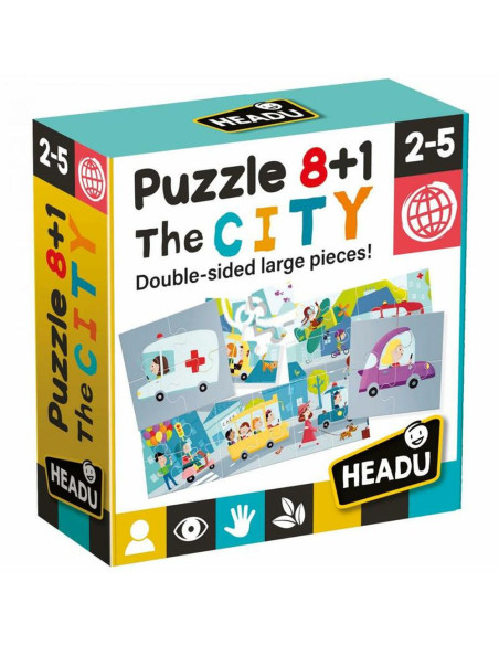 Puzzle 8+1 The City - HEADU