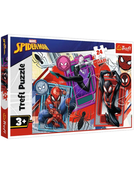 Puzzle Trefl 24 pcs Maxi Marvel Spiderman - Réf.14366