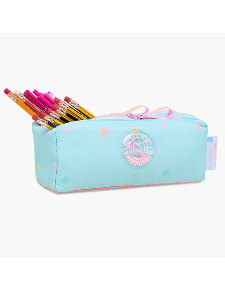 Trousse 2 compartiments, Stardust - Marshmallow