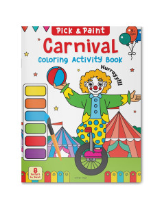 Pick and Paint Coloring Activity Book Carnival - Wonder House Books