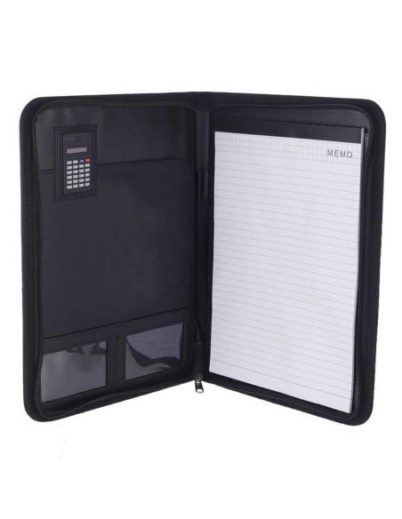 Porte-documents A4 avec Bloc-Notes et Calculatrice, Happy