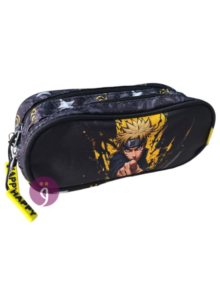 Trousse 2 Compartiments Naruto, Happy - Réf.R2