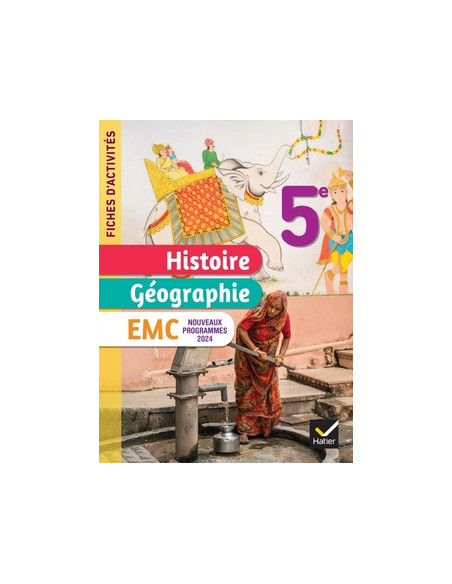Histoire-Géographie EMC 5e – Livre scolaire Cycle 4
