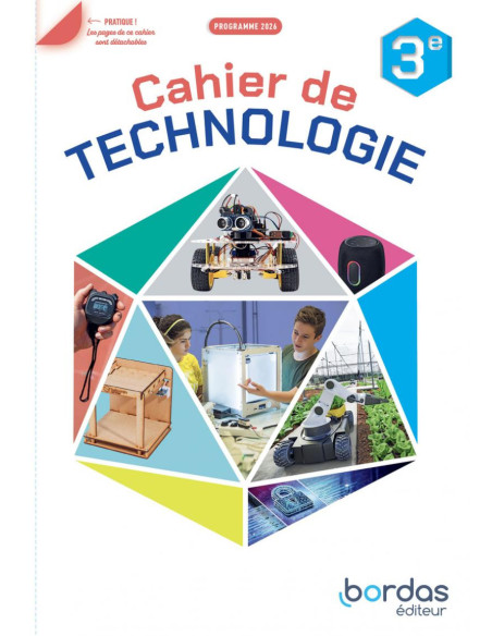 Technologie 3e – Cahier de l’élève – Édition 2026