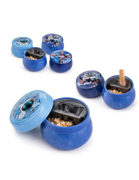 Taille-Crayons Double Trous avec Réservoir