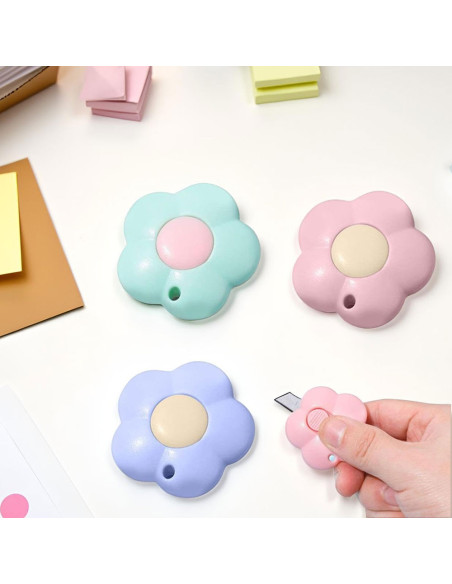 Mini Cutter Rétractable Forme Fleure