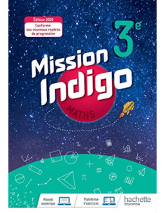 Maths 3e Mission Indigo 3ème | ALKIRTAS