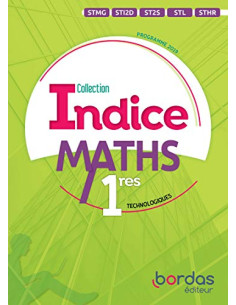 Maths 1res technologique Indice 1ère STMG | ALKIRTAS