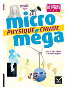 Physique chimie 5e, 4e, 3e Micro méga 3ème | ALKIRTAS