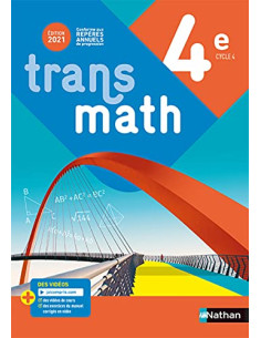 Transmath 4e 4ème | ALKIRTAS