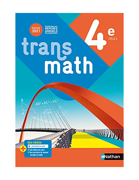 Transmath 4e 4ème | ALKIRTAS