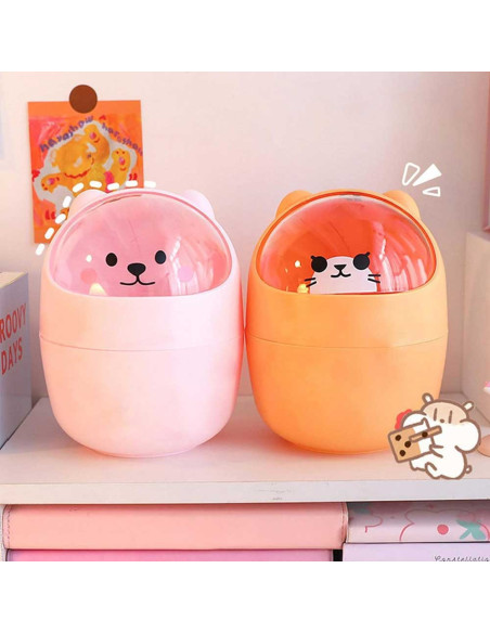 Mini Corbeille de Bureau PP Design Animal SD015