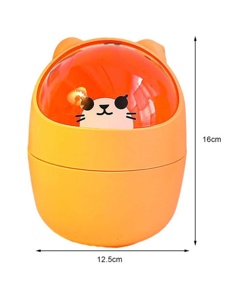 Mini Corbeille de Bureau PP Design Animal SD015