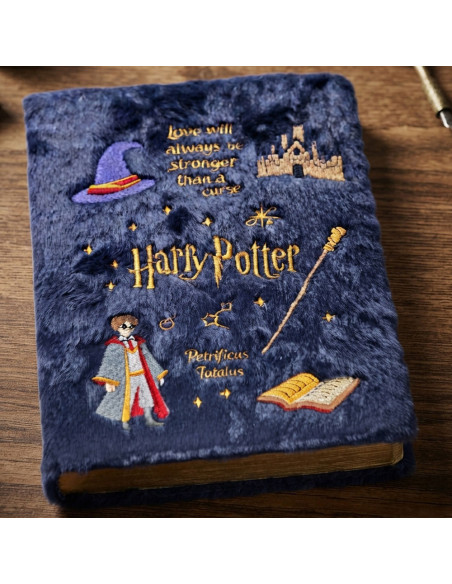 Notebook Harry Potter à Couverture Peluche