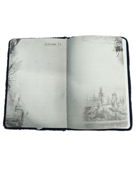 Notebook Harry Potter à Couverture Peluche