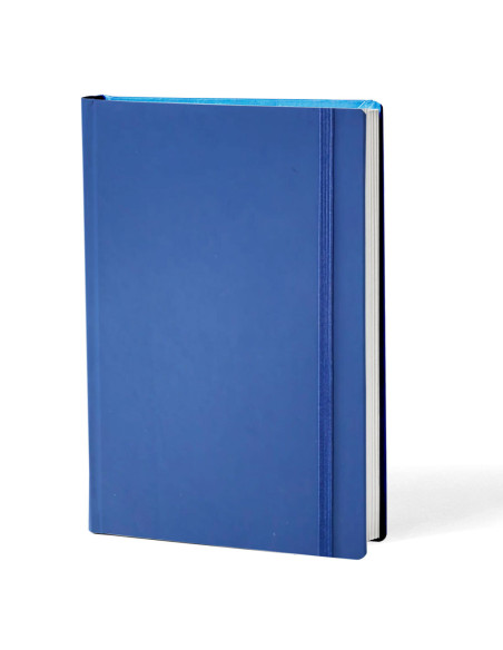 Notebook Classique Bleu à Elastique - Pages Lignées