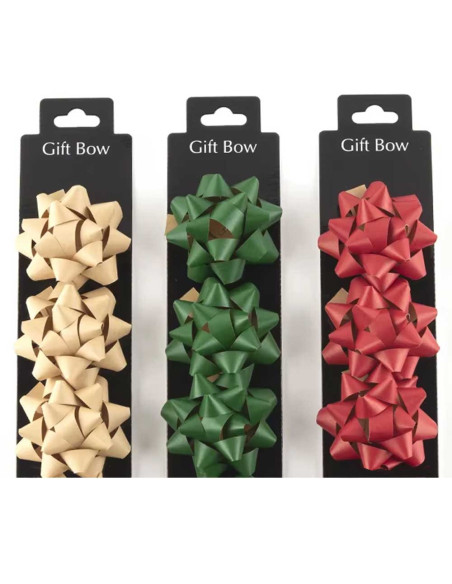 Lot de 3 Fleurs Cadeau Kraft