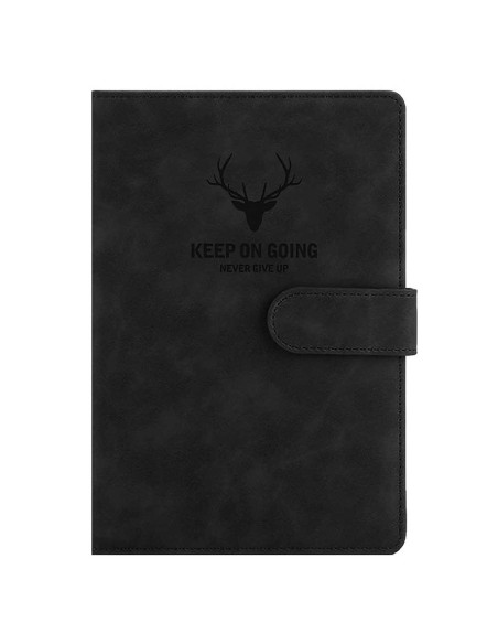 Notebook A4 Keep On Going avec Fermeture à Rabat