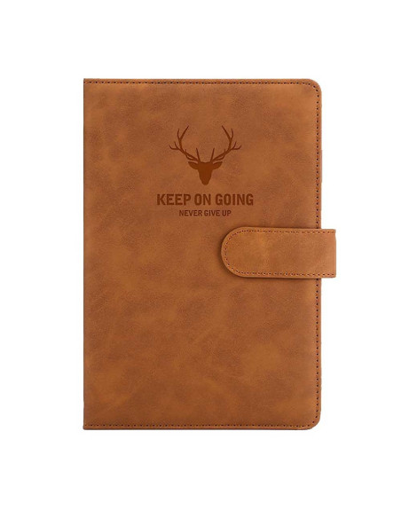 Notebook A4 Keep On Going avec Fermeture à Rabat